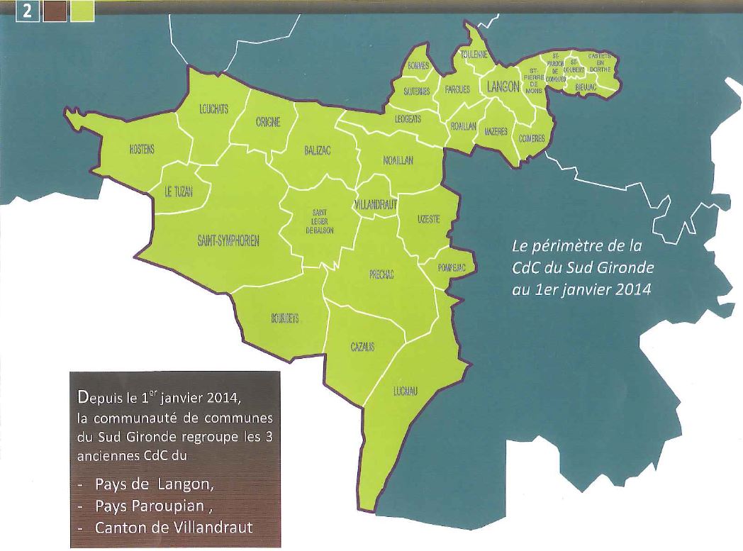 communauté de communes SUD GIRONDE